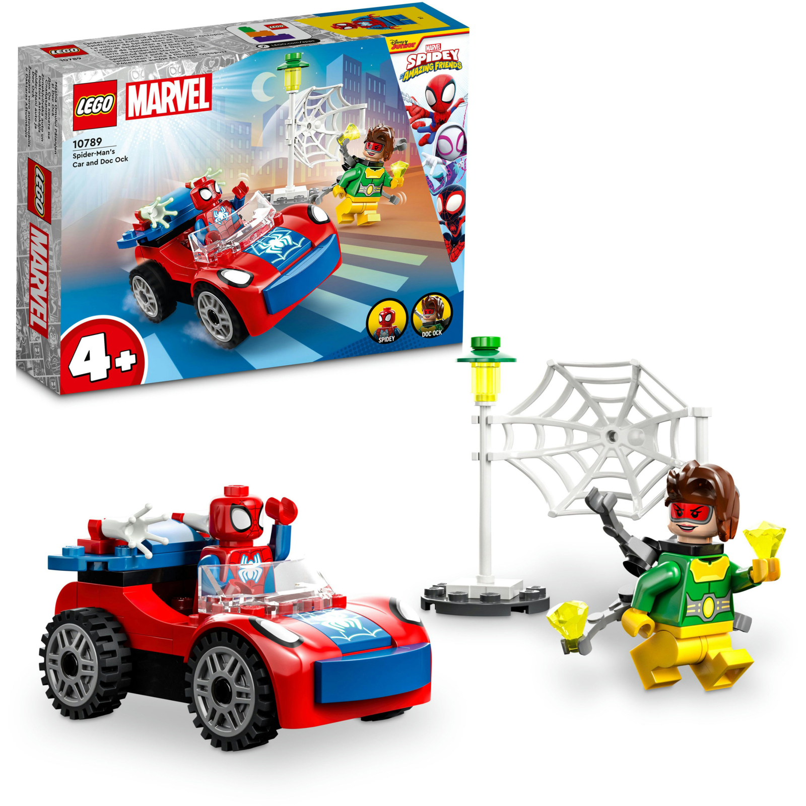 Конструктор LEGO Marvel Человек-Паук и Доктор Осьминог 48 деталей (10789) изображение 9