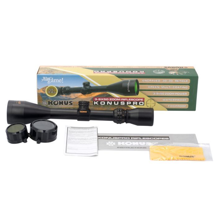 Оптичний приціл Konus KonusPRO 3-9x50 30/30 (7265) зображення 5