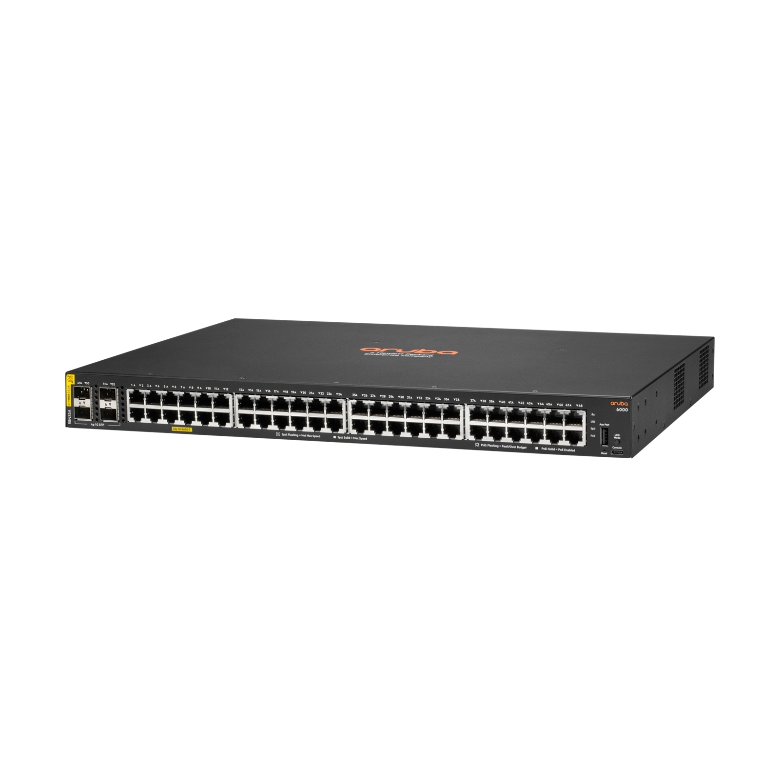 Комутатор мережевий HP 6000-48GPoE-4SFP (R8N85A) (R8N85A) зображення 2