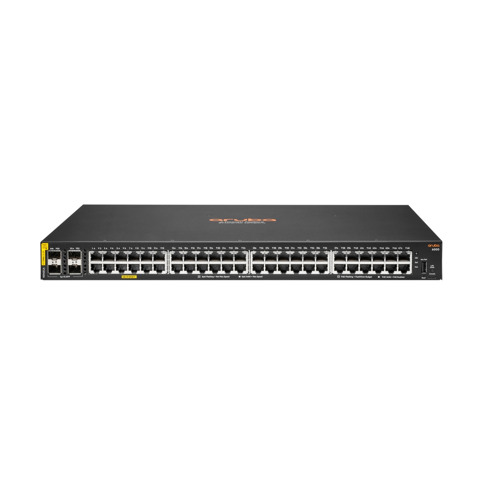 Коммутатор сетевой HP 6000-48GPoE-4SFP (R8N85A) (R8N85A)