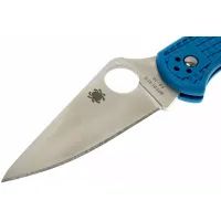 Нож Spyderco Delica 4 Flat Ground Blue (C11FPBL) изображение 3