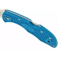 Нож Spyderco Delica 4 Flat Ground Blue (C11FPBL) изображение 4