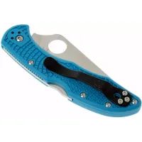 Нож Spyderco Delica 4 Flat Ground Blue (C11FPBL) изображение 6
