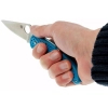 Нож Spyderco Delica 4 Flat Ground Blue (C11FPBL) изображение 7