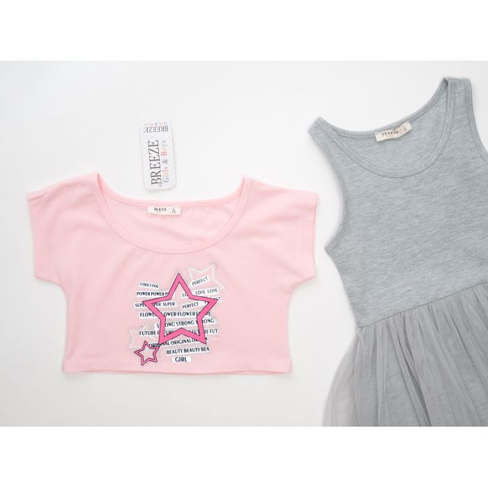 Плаття дитяче Breeze з фатиновою спідницею та з топом (14364-116G-pink) зображення 3