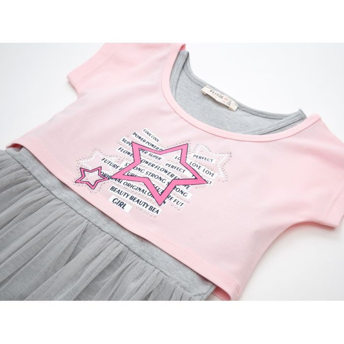 Плаття дитяче Breeze з фатиновою спідницею та з топом (14364-116G-pink) зображення 4