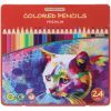 Олівці кольорові Cool For School Premium, тригранні,, 24 кольори (CF15180)