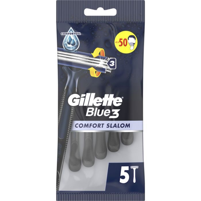Бритва Gillette Blue 3 Comfort Slalom 8 шт. (8006540808764) изображение 2