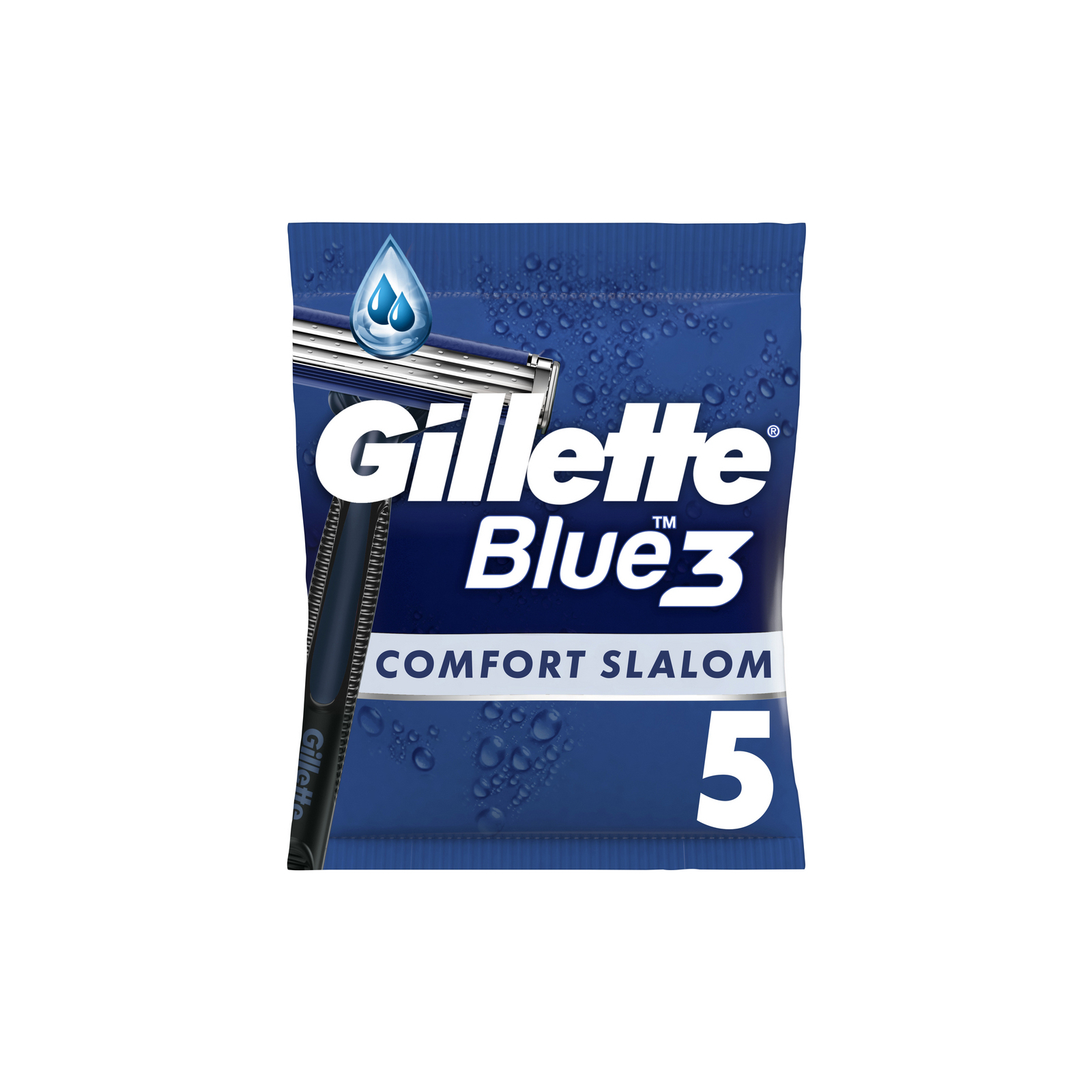 Бритва Gillette Blue 3 Comfort Slalom 5 шт. (8006540808689)