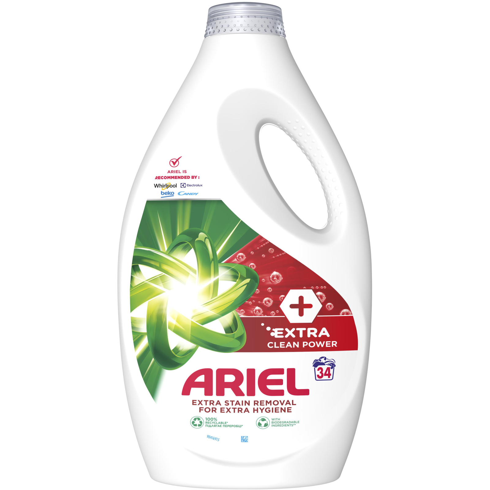Гель для стирки Ariel Extra Clean 1.95 л (8006540878774) изображение 2