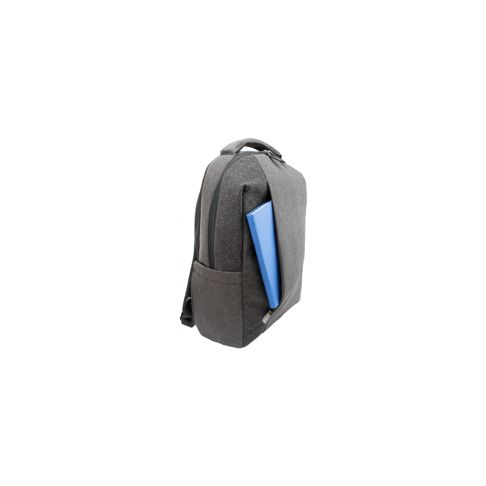 Рюкзак школьный Optima 17.5" USB Techno мужской 0.7 кг 16-25 л Синий с выделенными элементами (O97593-01) изображение 2