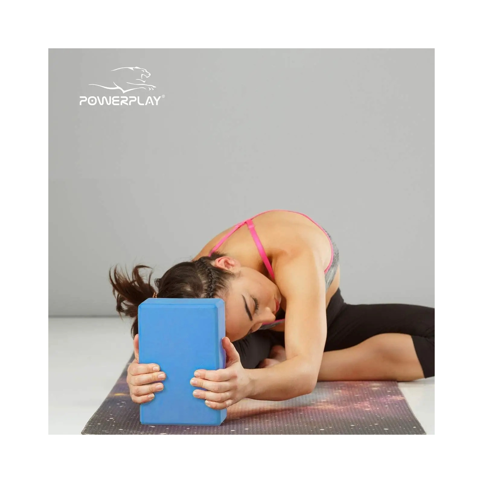 Блок для йоги PowerPlay 4006 Yoga Brick Синий (PP_4006_Blue_Yoga_Brick) изображение 5