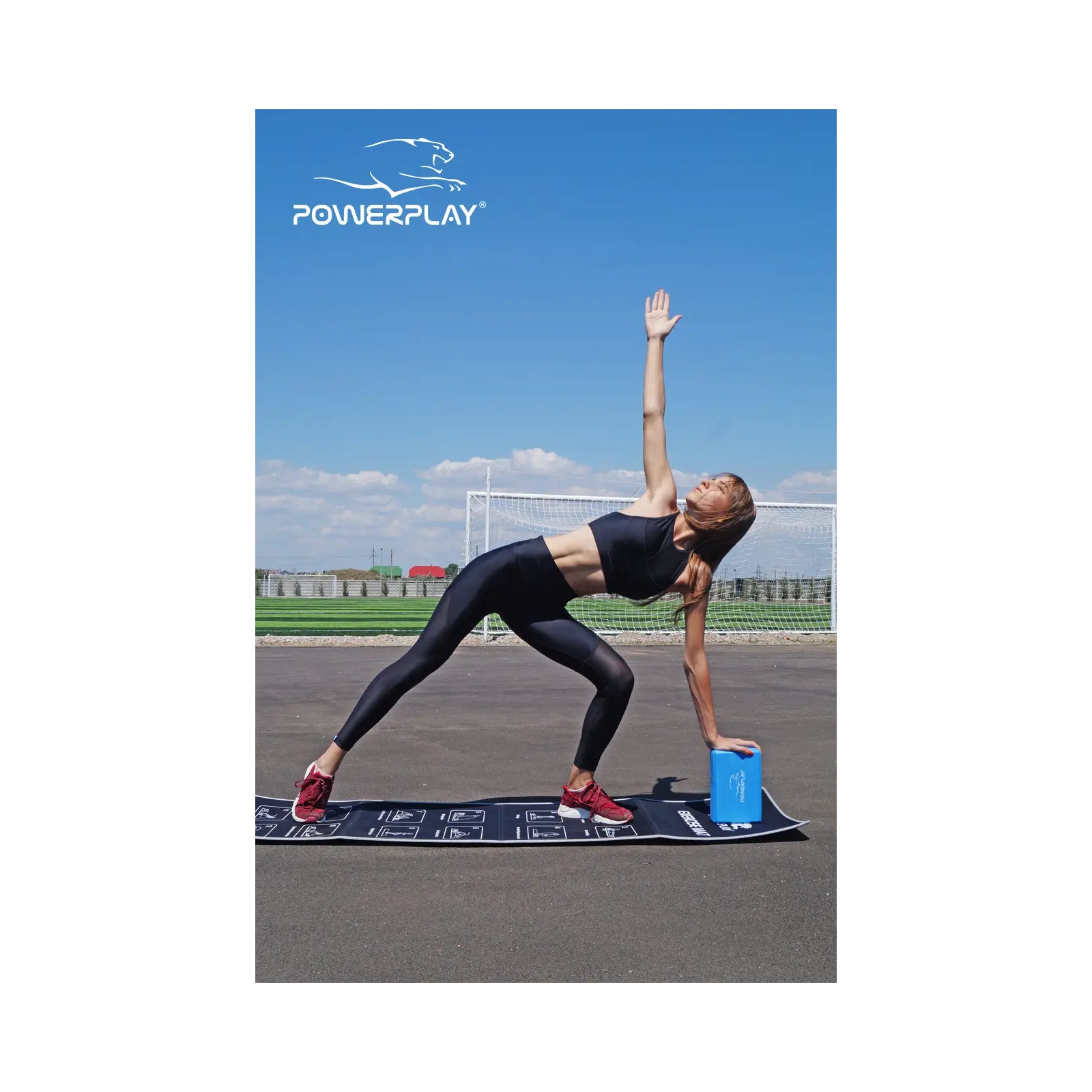 Блок для йоги PowerPlay 4006 Yoga Brick Синий (PP_4006_Blue_Yoga_Brick) зображення 7
