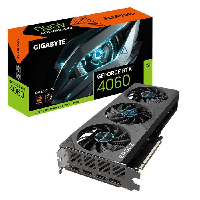 Відеокарта GIGABYTE GeForce RTX4060 8Gb EAGLE OC (GV-N4060EAGLE OC-8GD) зображення 7