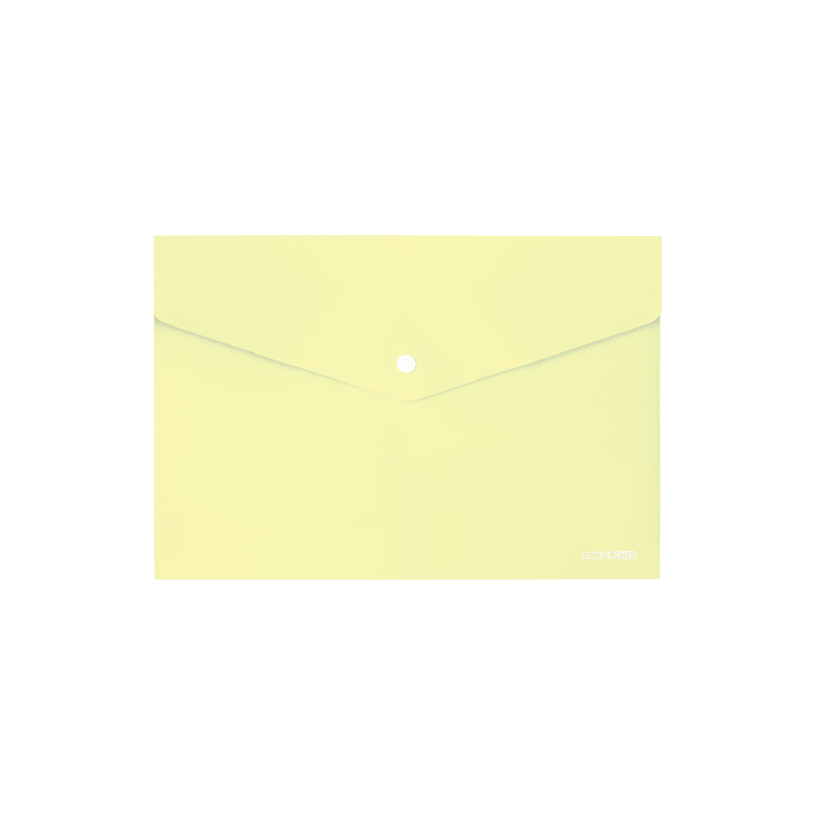 Папка - конверт Economix А4 180 мкм, непрозрачная, пастельная желтая (E31301-85)