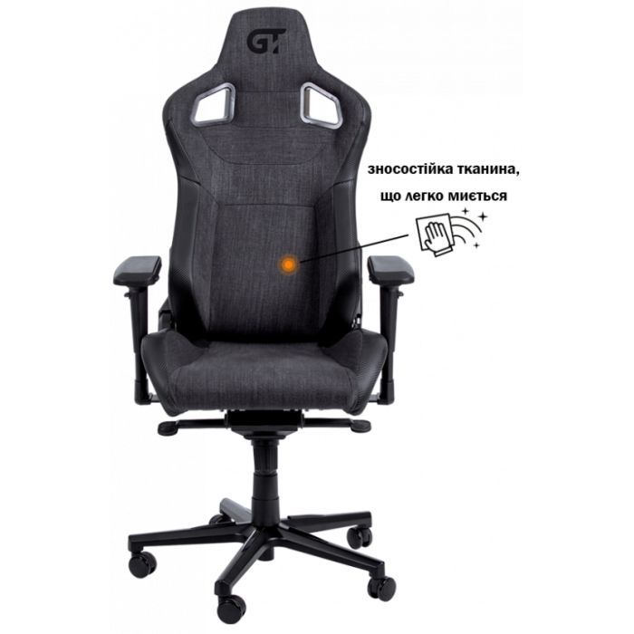 Кресло игровое GT Racer X-8005 Dark Gray изображение 2