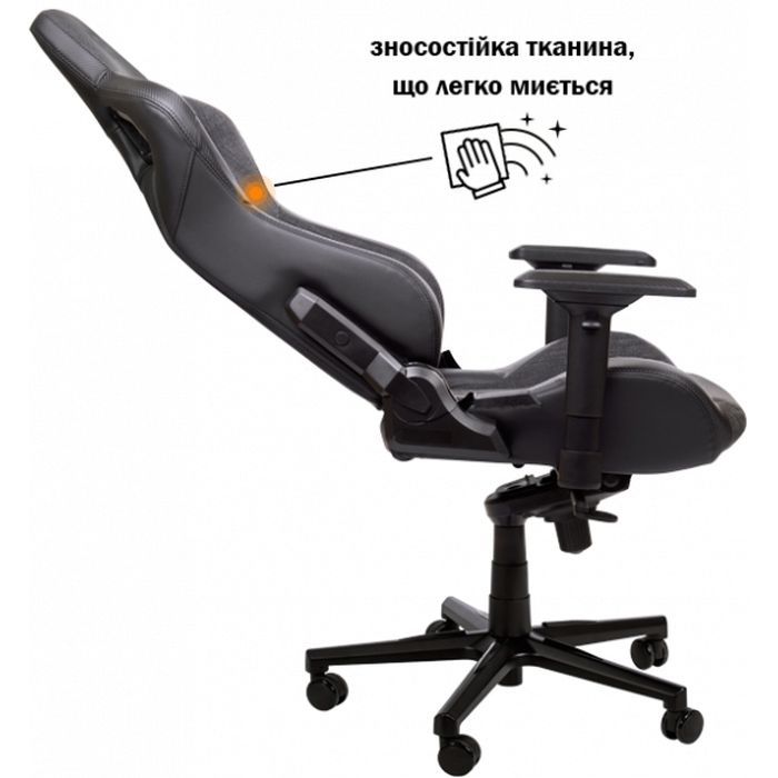 Кресло игровое GT Racer X-8005 Dark Gray изображение 4