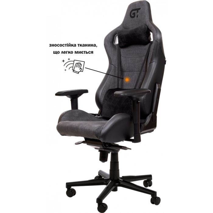 Кресло игровое GT Racer X-8005 Dark Gray изображение 5
