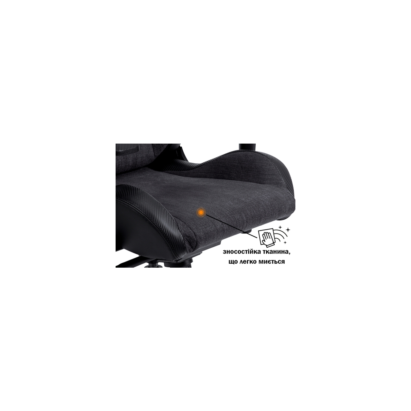 Кресло игровое GT Racer X-8005 Dark Gray/Black изображение 7