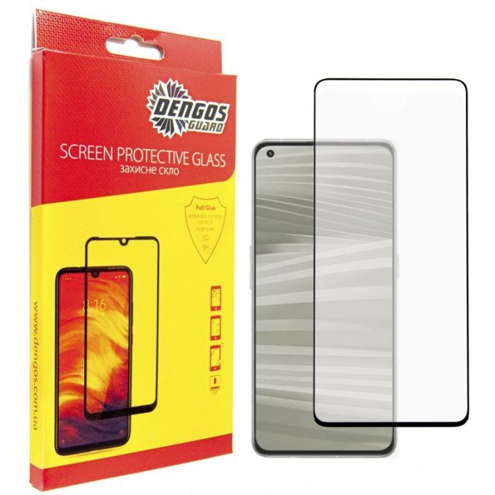 Скло захисне Dengos Full Glue Realme GT 2 Pro (black) (TGFG-299)