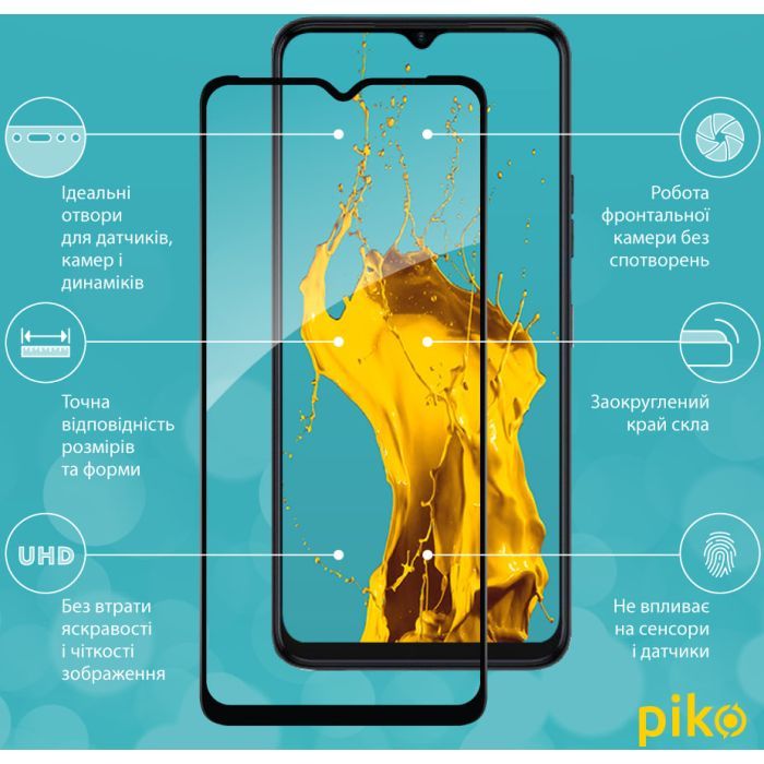 Скло захисне Piko Full Glue Tecno Spark 10 (1283126580635) зображення 3