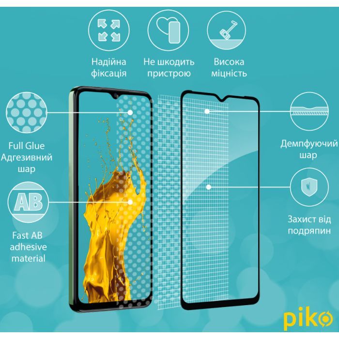 Скло захисне Piko Full Glue Tecno Spark 10 (1283126580635) зображення 4