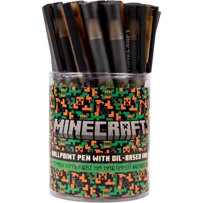 Ручка кулькова Yes Minecraft 0,7 мм синя (412148) зображення 4