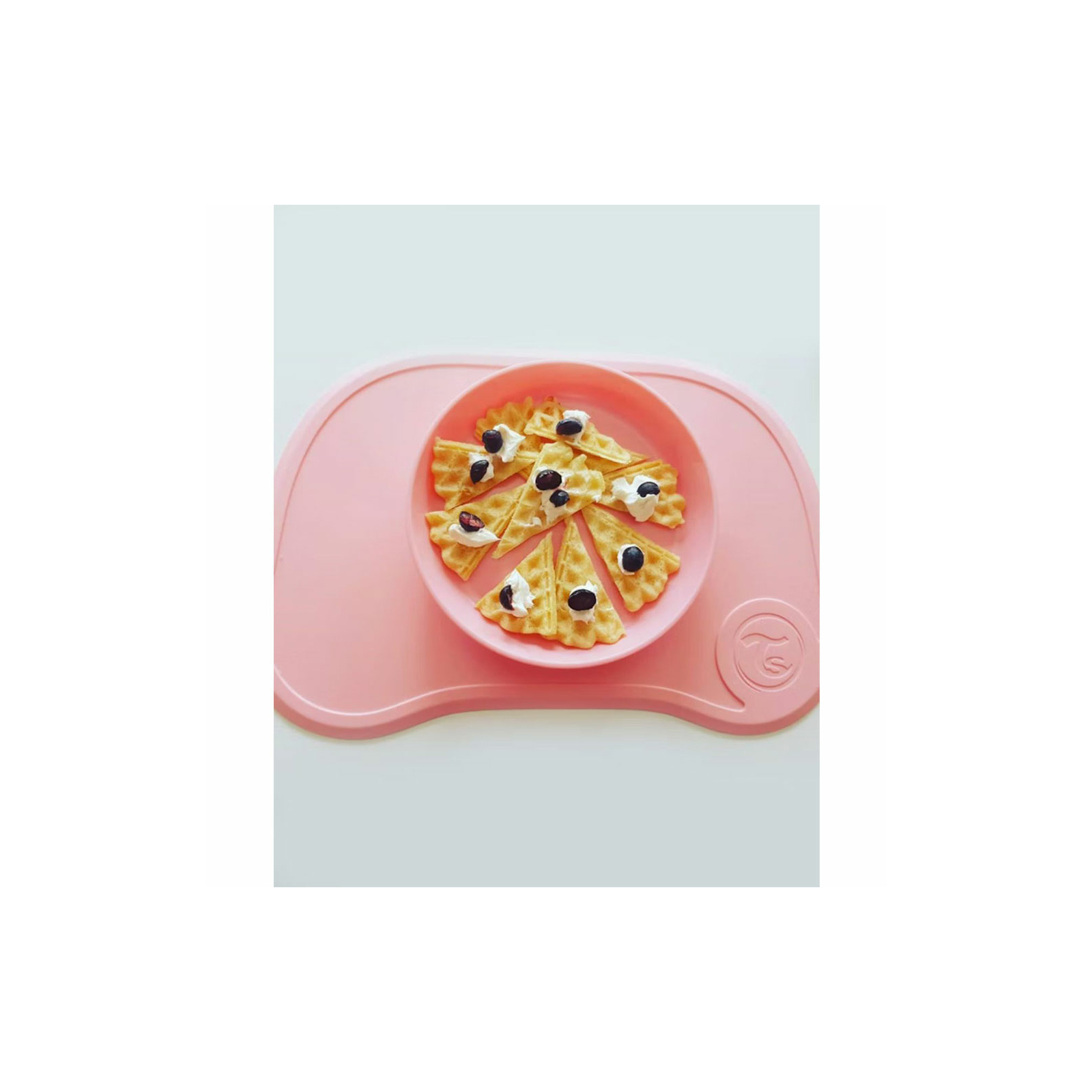 Набор детской посуды Twistshake Pastel Pink коврик с тарелкой (78129) изображение 3