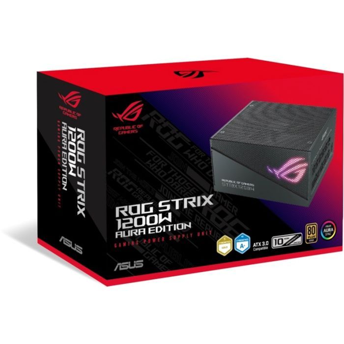 Блок питания ASUS 1200W ROG STRIX PCIE5 Gold Aura Edition (90YE00P0-B0NA00) изображение 10