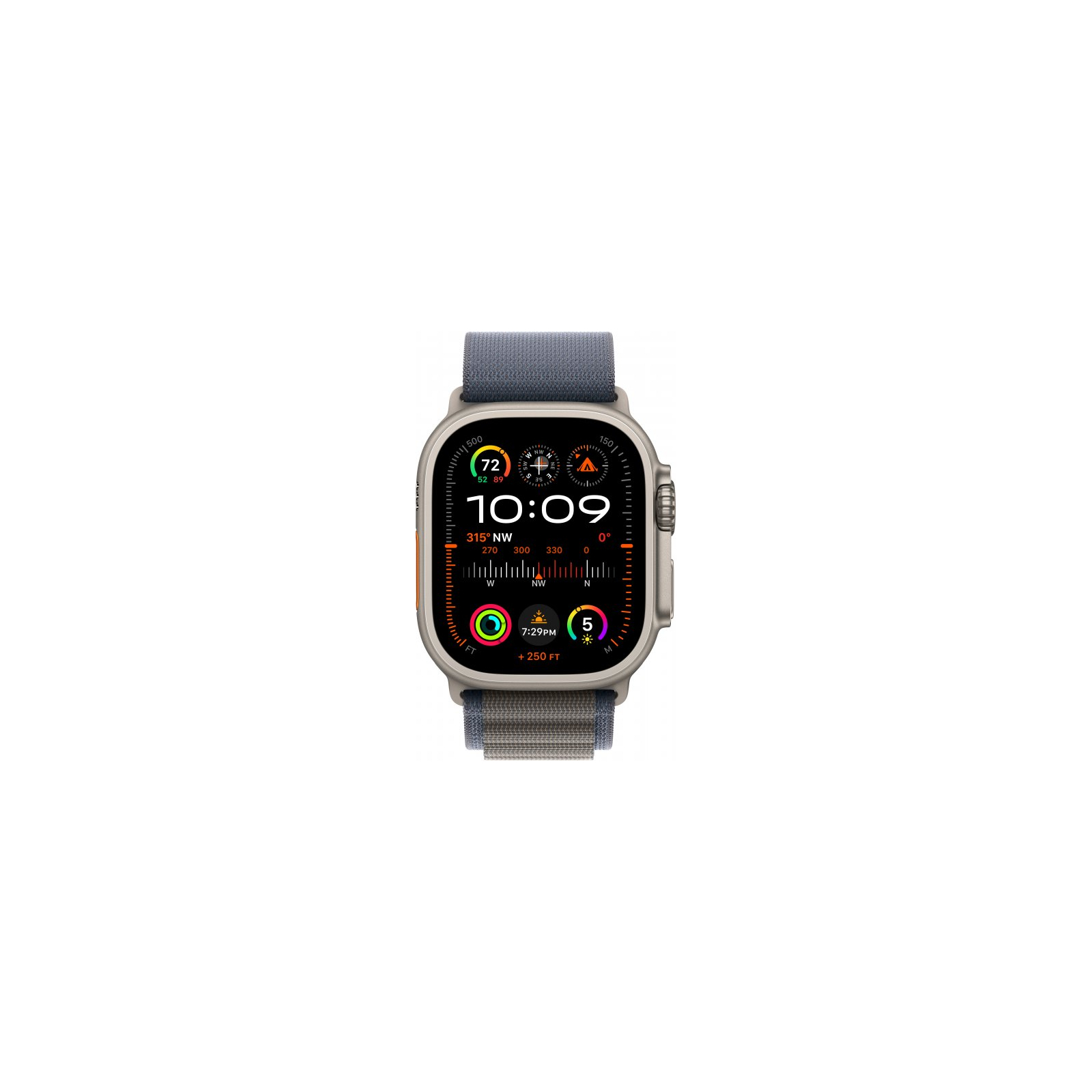 Смарт-годинник Apple Watch Ultra 2 GPS + Cellular, 49mm Titanium Case with Olive Alpine Loop - Medium (MREY3UL/A) зображення 2