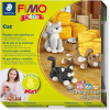 Набір для творчості Fimo Kids Котики 4 кольорих 42 г (4007817032596)