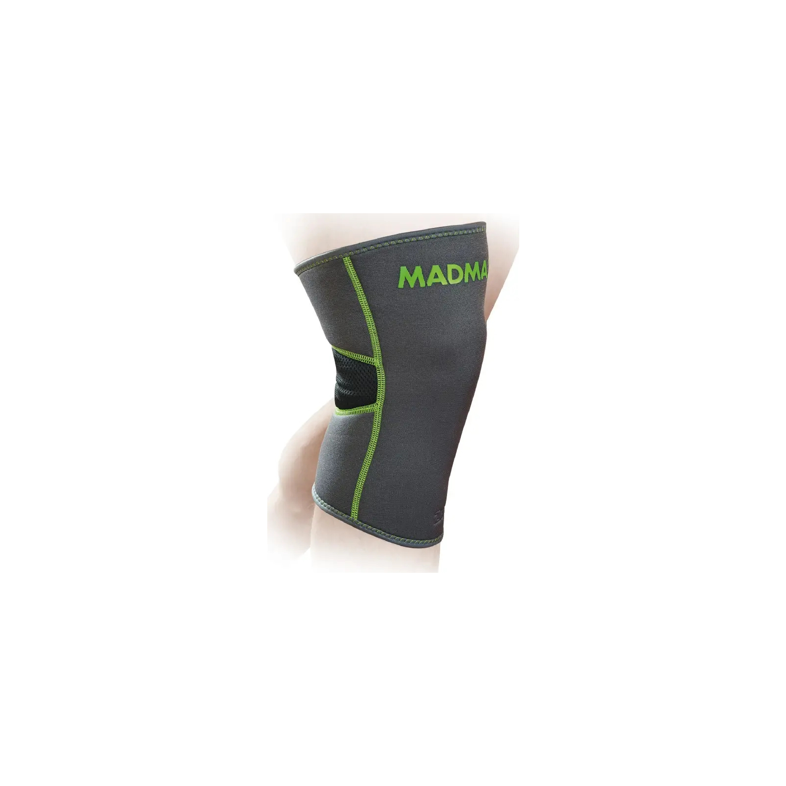 Фиксатор колена MadMax MFA-294 Zahoprene Knee Support Dark Grey/Green M (MFA-294_M)