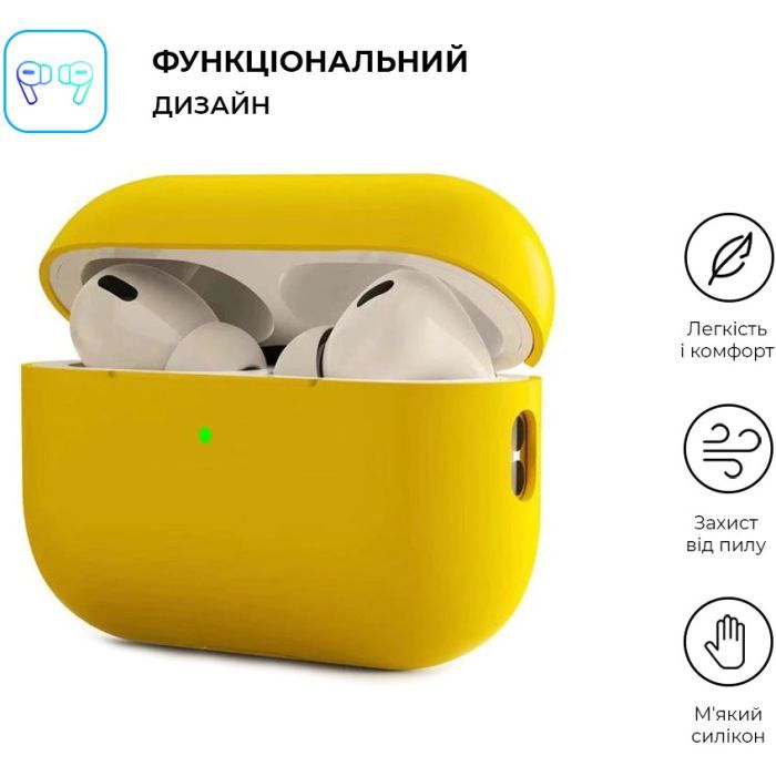 Чехол для наушников Armorstandart Silicone Case для Apple Airpods Pro 2 Red (ARM64541) изображение 2