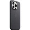 Чохол до мобільного телефона Apple iPhone 15 Pro FineWoven Case with MagSafe Black (MT4H3ZM/A) зображення 5