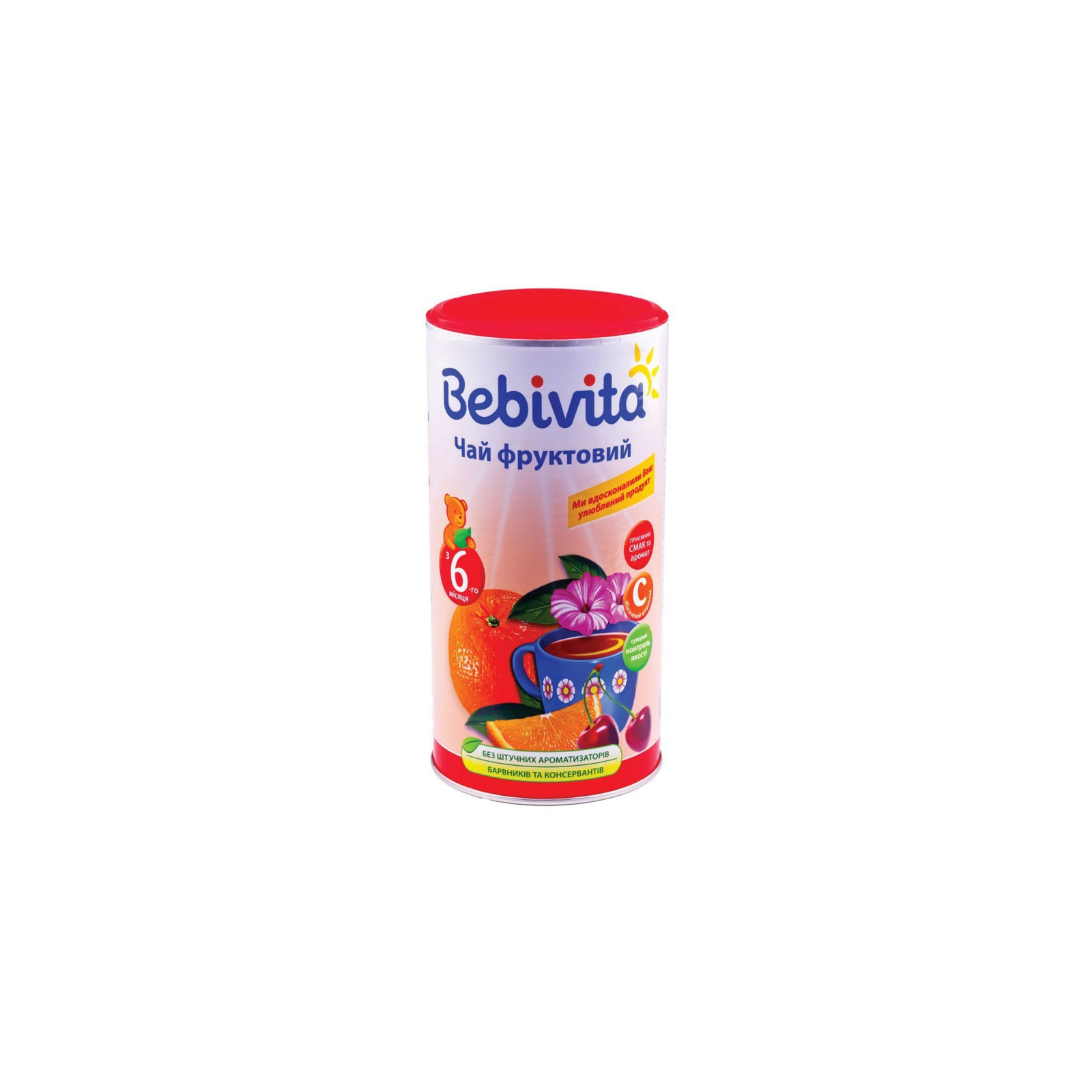 Детский чай Bebivita фруктовый 200 г (1623110) изображение 2