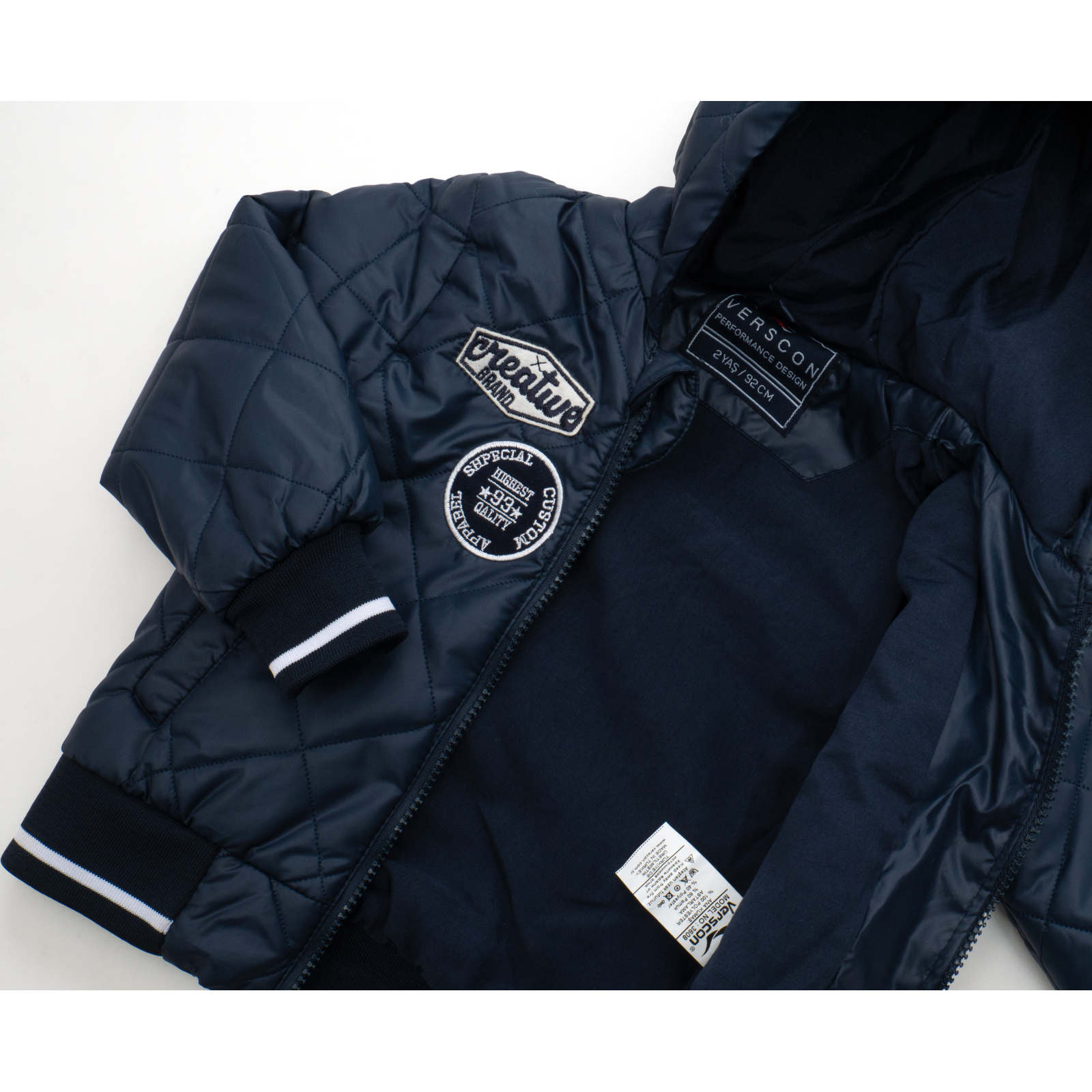 Куртка Verscon стьобана (3608-110B-blue) зображення 4