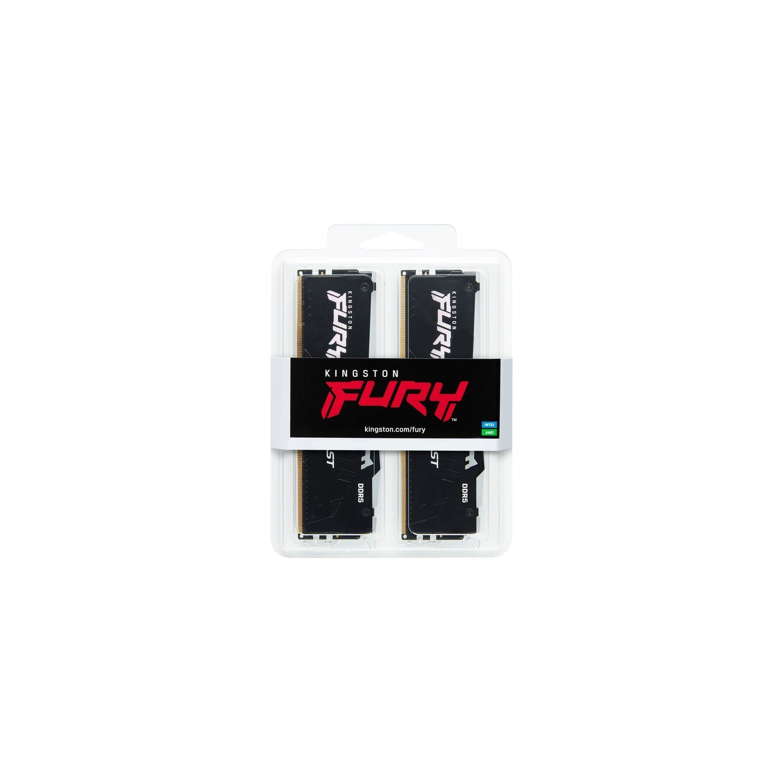 Модуль памяти для компьютера DDR5 16GB (2x8GB) 5200 MHz FURY Beast RGB Kingston Fury (ex.HyperX) (KF552C40BBAK2-16) изображение 5