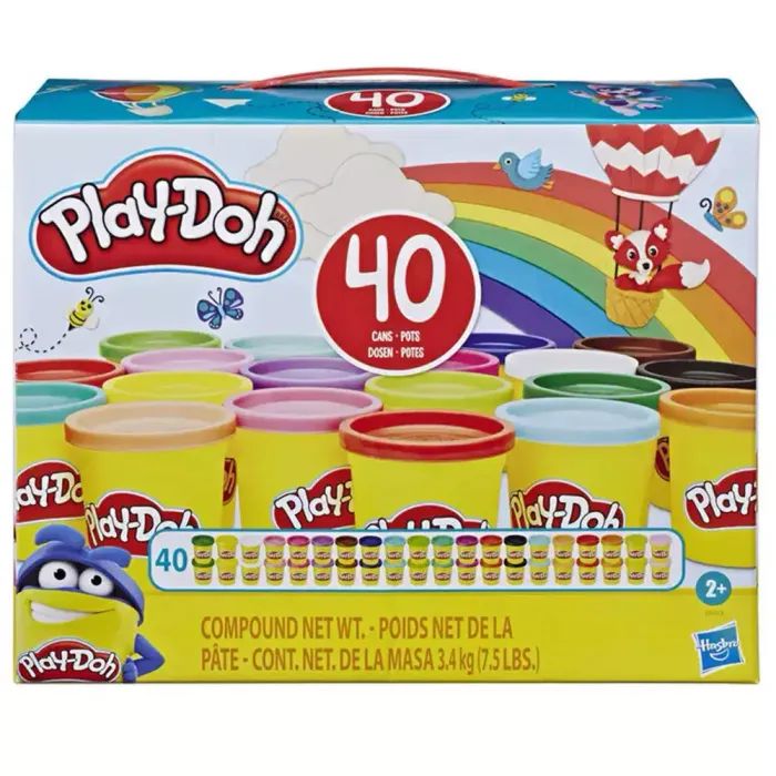Набор для творчества Hasbro Play-Doh Набор пластилина из 40 баночек (E9413)