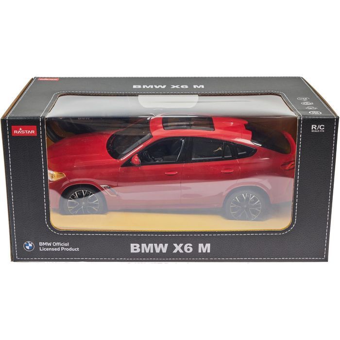 Радиоуправляемая игрушка Rastar BMW X6 1:14 красный (99260 red) изображение 9