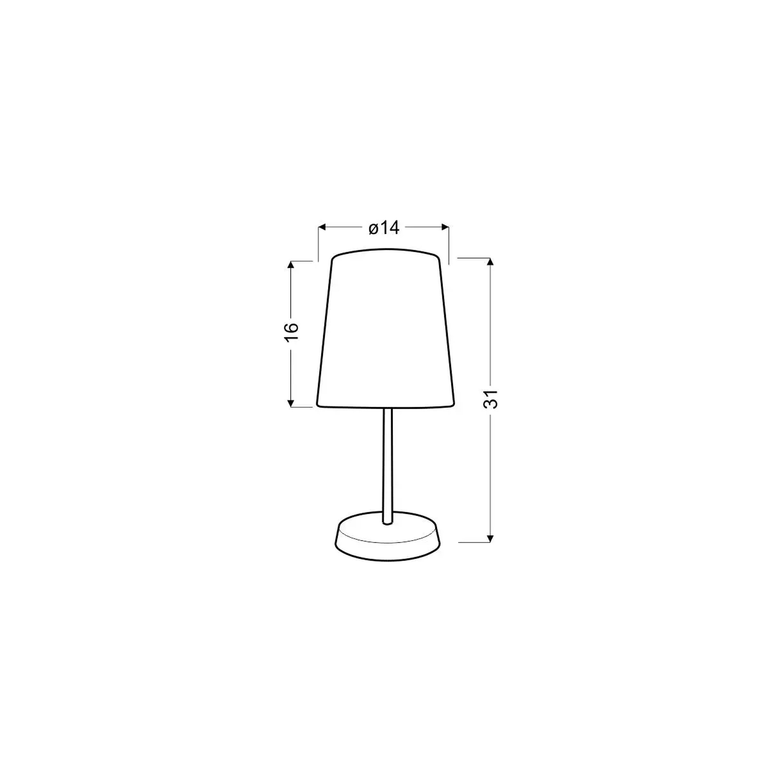 Настольная лампа Candellux 41-63021 RIVER (41-63021) изображение 2
