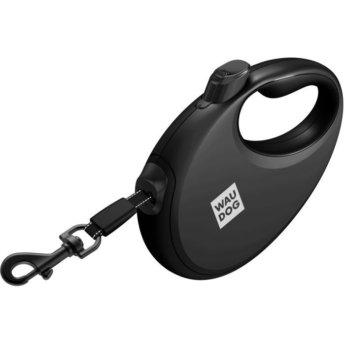 Повідець для собак WAUDOG R-leash з контейнером для пакетів L до 40 кг 5 м помаранчевий (26294)
