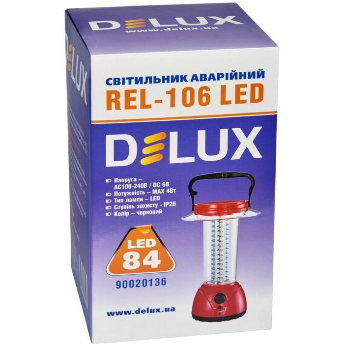 Ліхтар Delux REL-106 84 LED 4W (90020136) зображення 3
