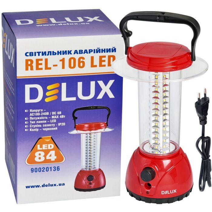 Ліхтар Delux REL-106 84 LED 4W (90020136) зображення 4