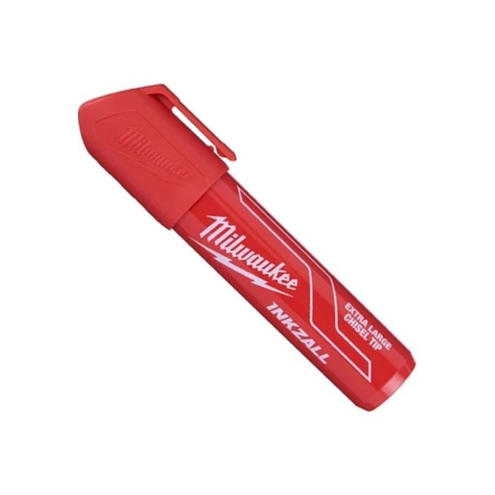Маркер Milwaukee для стройплощадки INKZALL, крупный (XL), красный (4932471560)
