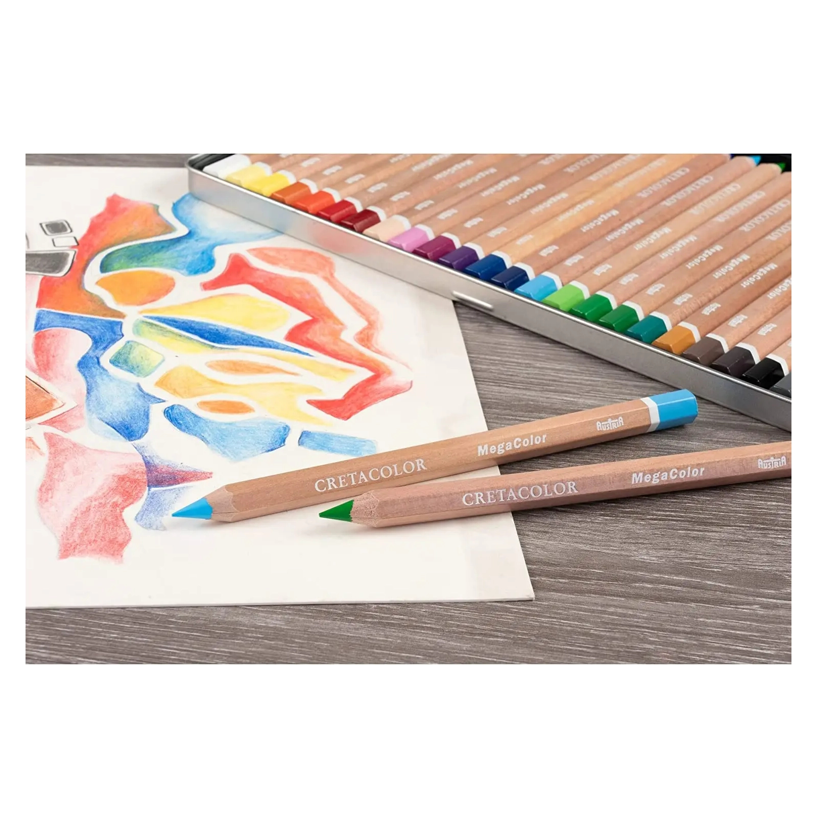 Карандаши цветные Cretacolor Megacolor, 12 кольорів (9014400290870) изображение 6