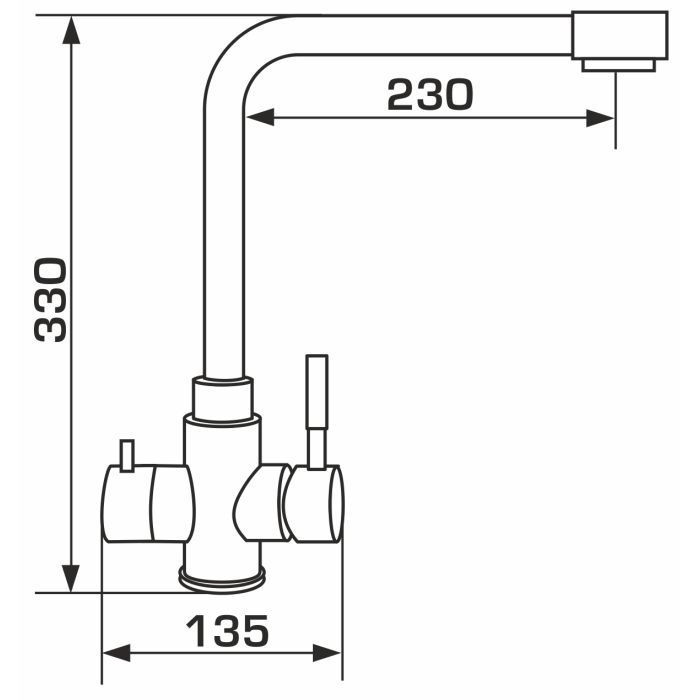 Змішувач GRANADO Badalona LUX grafito (gz0409L) зображення 8