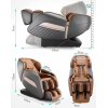 Масажне крісло NAIPO MGC-A350(Brown) зображення 4