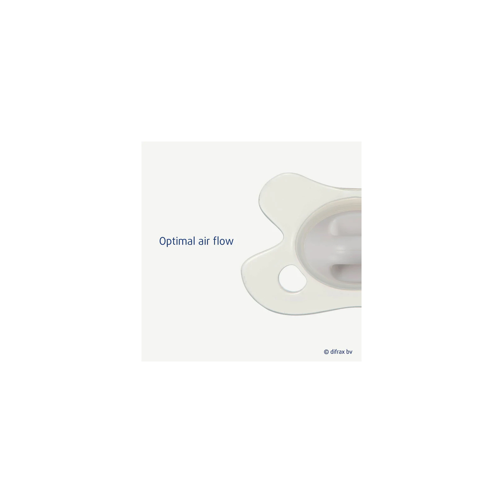 Пустушка Difrax Dental Newborn, 0+ міс (796 Popcorn) зображення 5