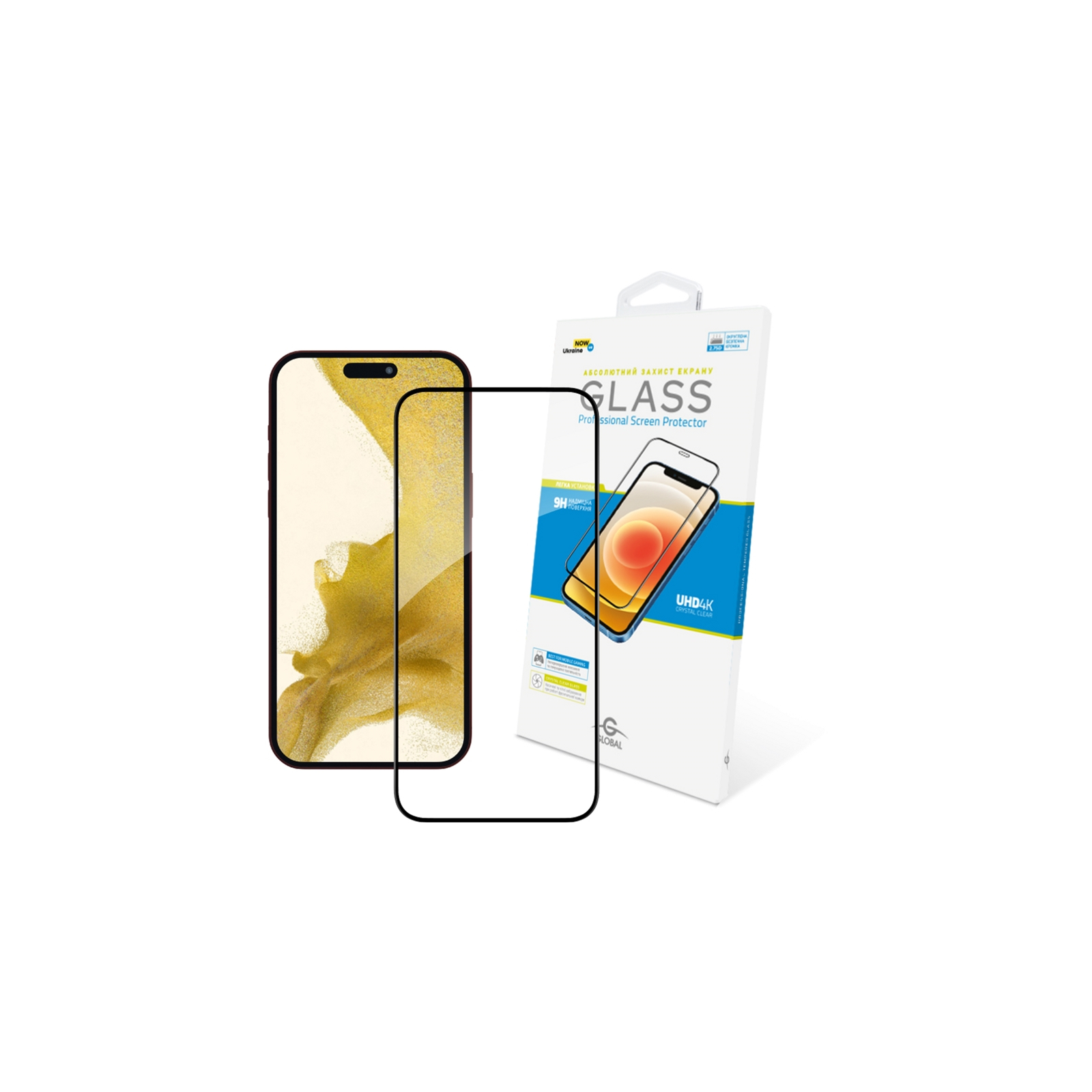 Стекло защитное Global Full Glue Apple iPhone 15 Pro Max (1283126575433) изображение 2
