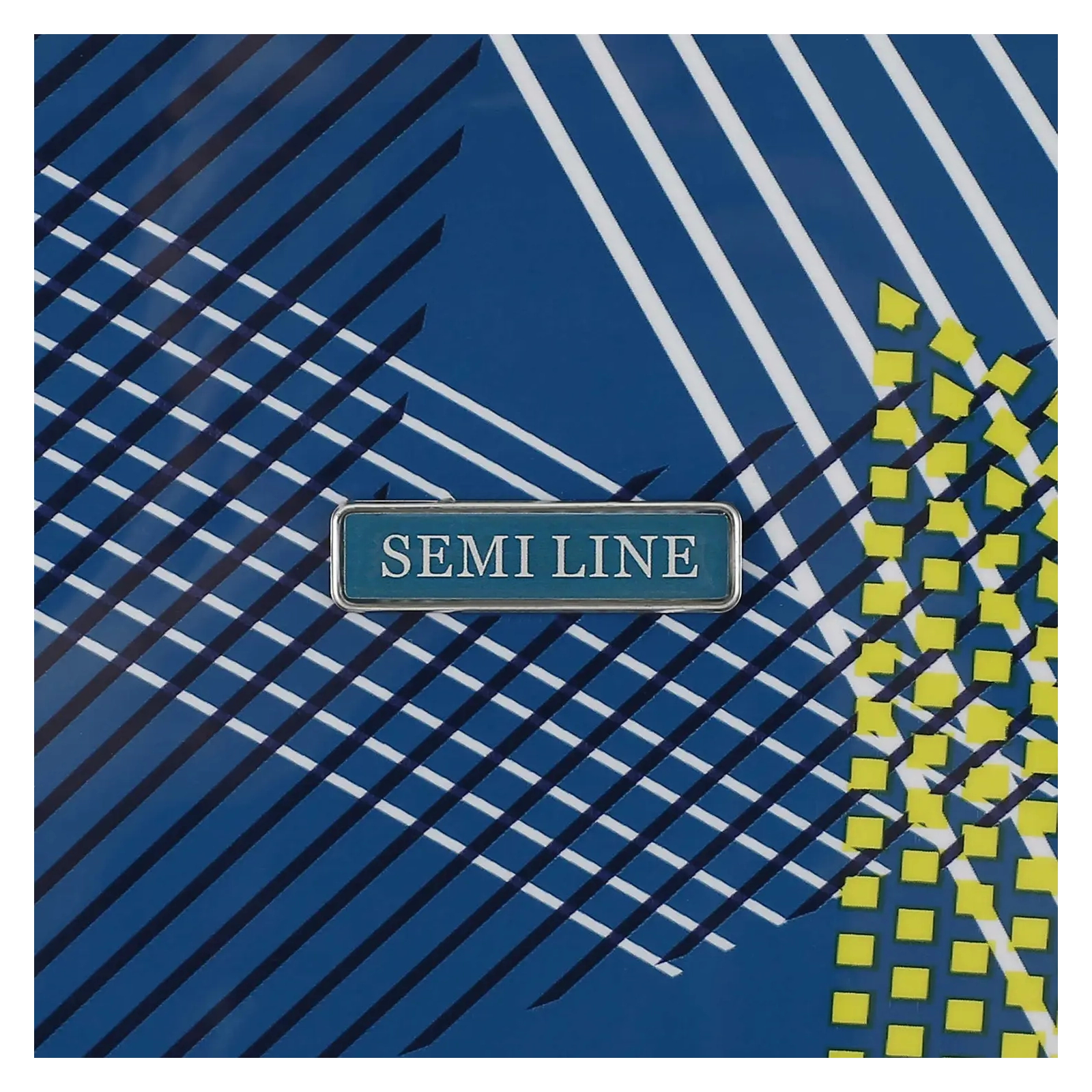 Валіза Semi Line Pattern 24" M Blue (T5652-2) зображення 9